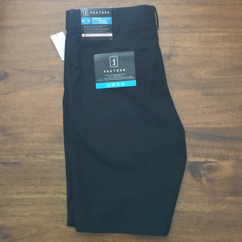 NWT Men’s PGA Tour Black Shorts